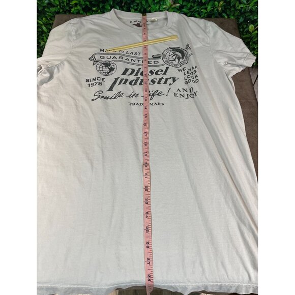 Diesel White Graphic Tee - Short Sleeve - Picture 7 of 9